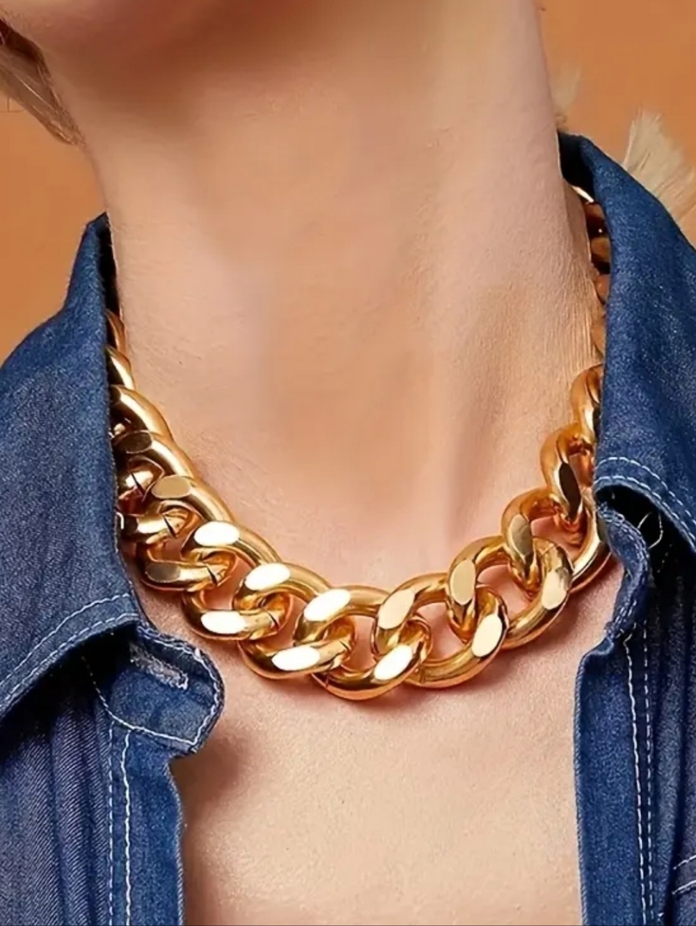 Bold statement chain; 16.5" with a 2.76 extender; total 19.3"; nwot